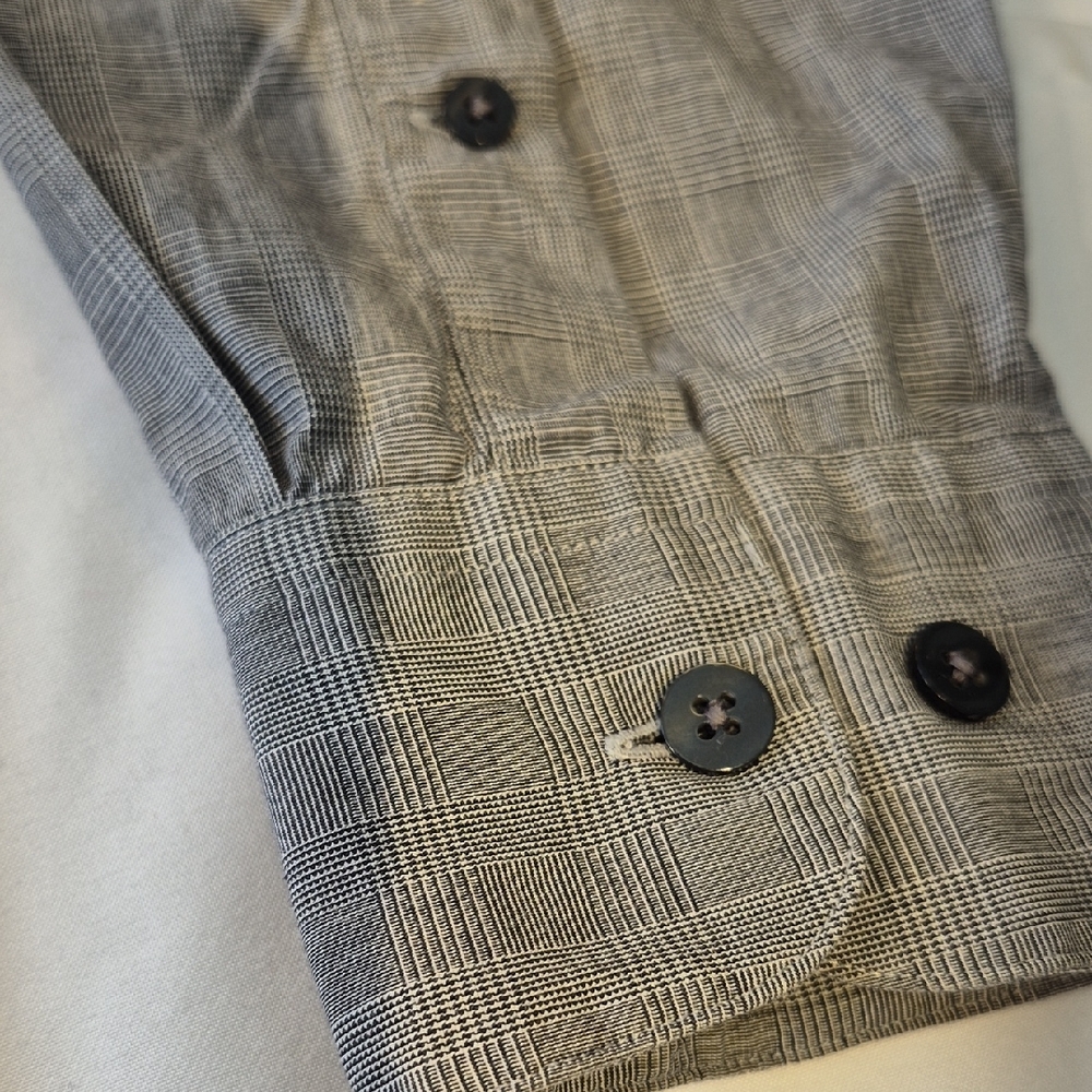 Today's Man Long Sleeve Dress Shirt with Classic Collar - Picture 5 of 11